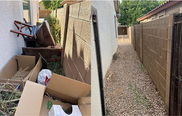 Junk removal process